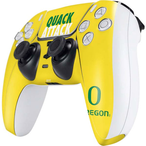University of Oregon Quack Attack PS5 Controller Skin